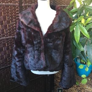 FUDA NWOT Mink Like Faux Fur Reversible Jacket XL